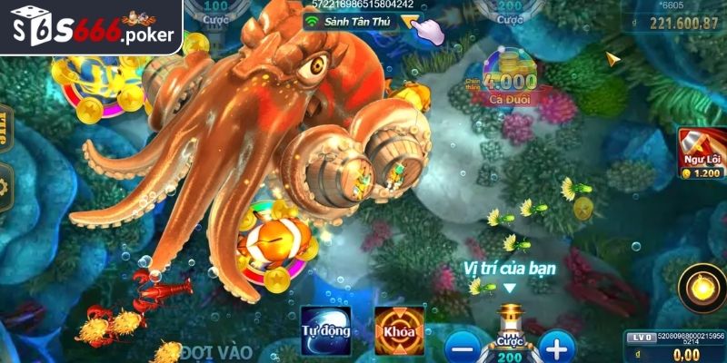 Truy cập game lẫn chọn sảnh phù hợp trong Happy Fish