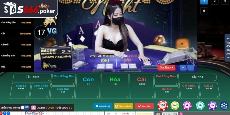 Sảnh MG S666 – Hội Tụ Những Trải Nghiệm Game Bài Đỉnh Cao 3 Trò chơi Baccarat chất lượng
